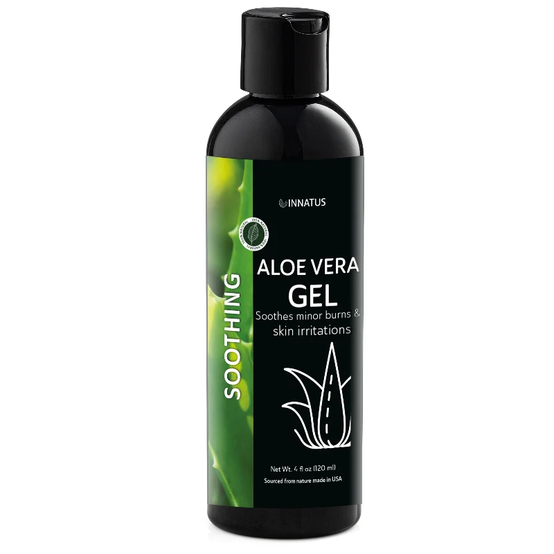 Safe Soothing Aloe Vera Gel by Innatus – For Minor Burns Skin Irritations Smart