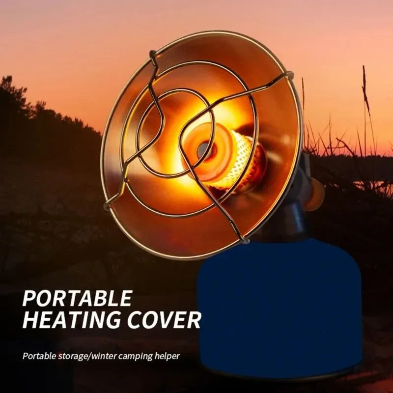 Practical Compact Outdoor Gas Heater with Piezo Ignition Portable Camping Warmer for Multi-Person Use Casual