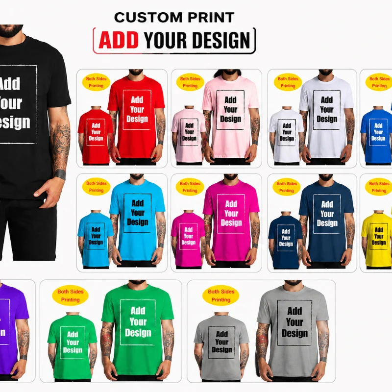 Original Design Add Your Design Customizable Graphic T-Shirt – Personalized Shirt for Men Green