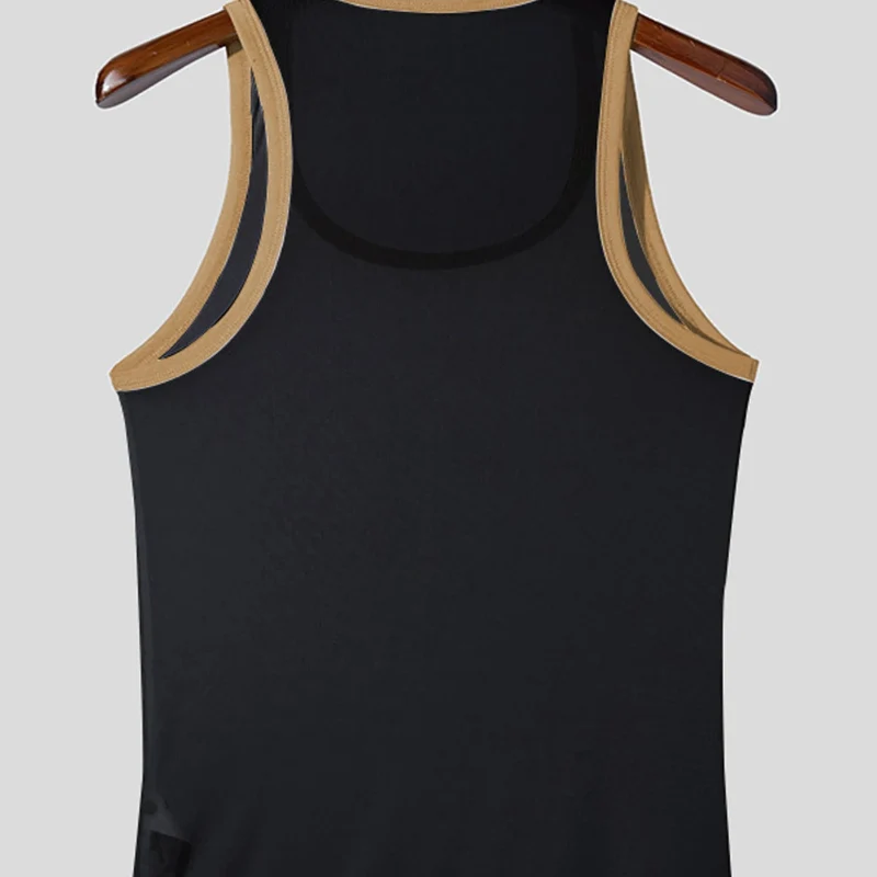 High-Quality Muscle Tank Top for Men – Breathable Gym Shirt with Slim Fit Design Recyclable