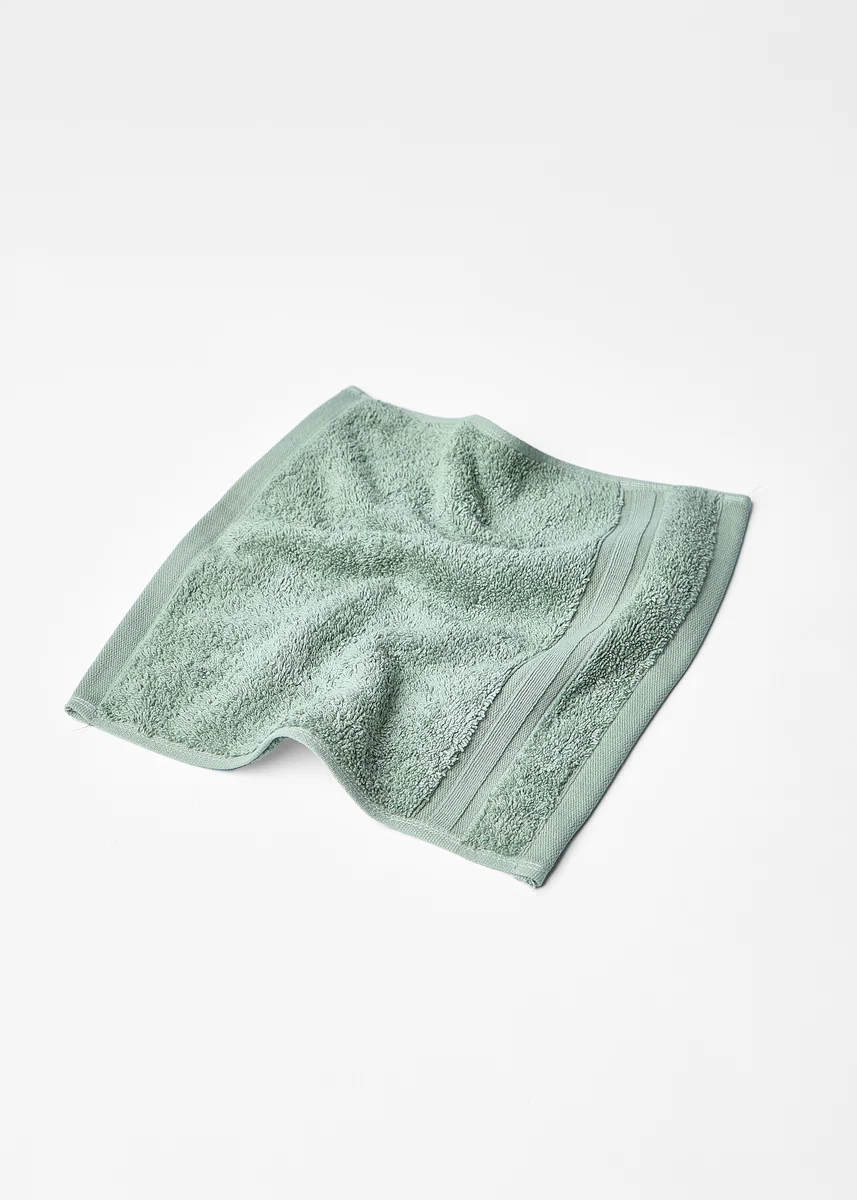 Next-Generation Foxford Luxury Cotton Face Towel- Eucalyptus Elite