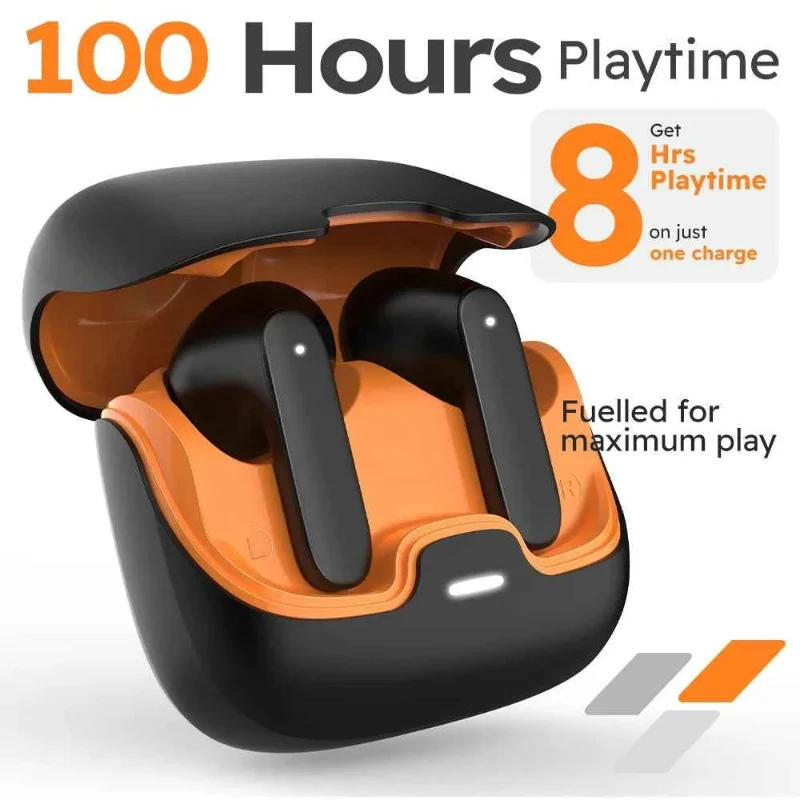 Clean Bluetooth 5.4 Wireless TWS Earbuds with ENC Noise Reduction Low Latency Gaming Mode Charging Case Comfortable