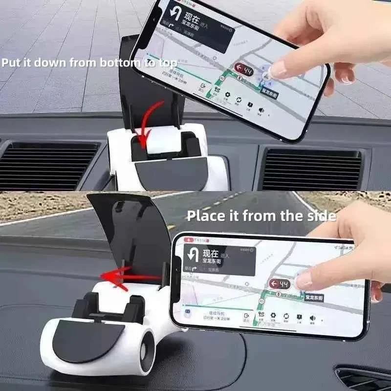 Fine Crafted Multi Angle Car Dashboard Phone Holder Stable Horizontal Vertical Mobile Stand for All Smartphones Functional