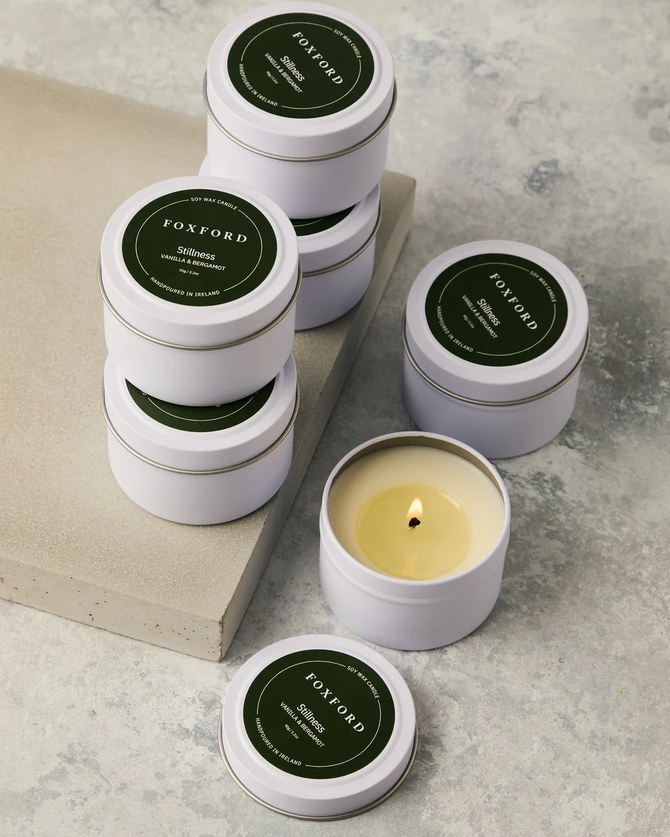 Official Foxford Stillness Travel Candle 90g Proven