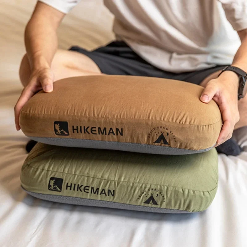 Enhanced Memory Foam Camping Pillow – Portable Cervical Support Travel Pillow for Outdoor Home Use Modern