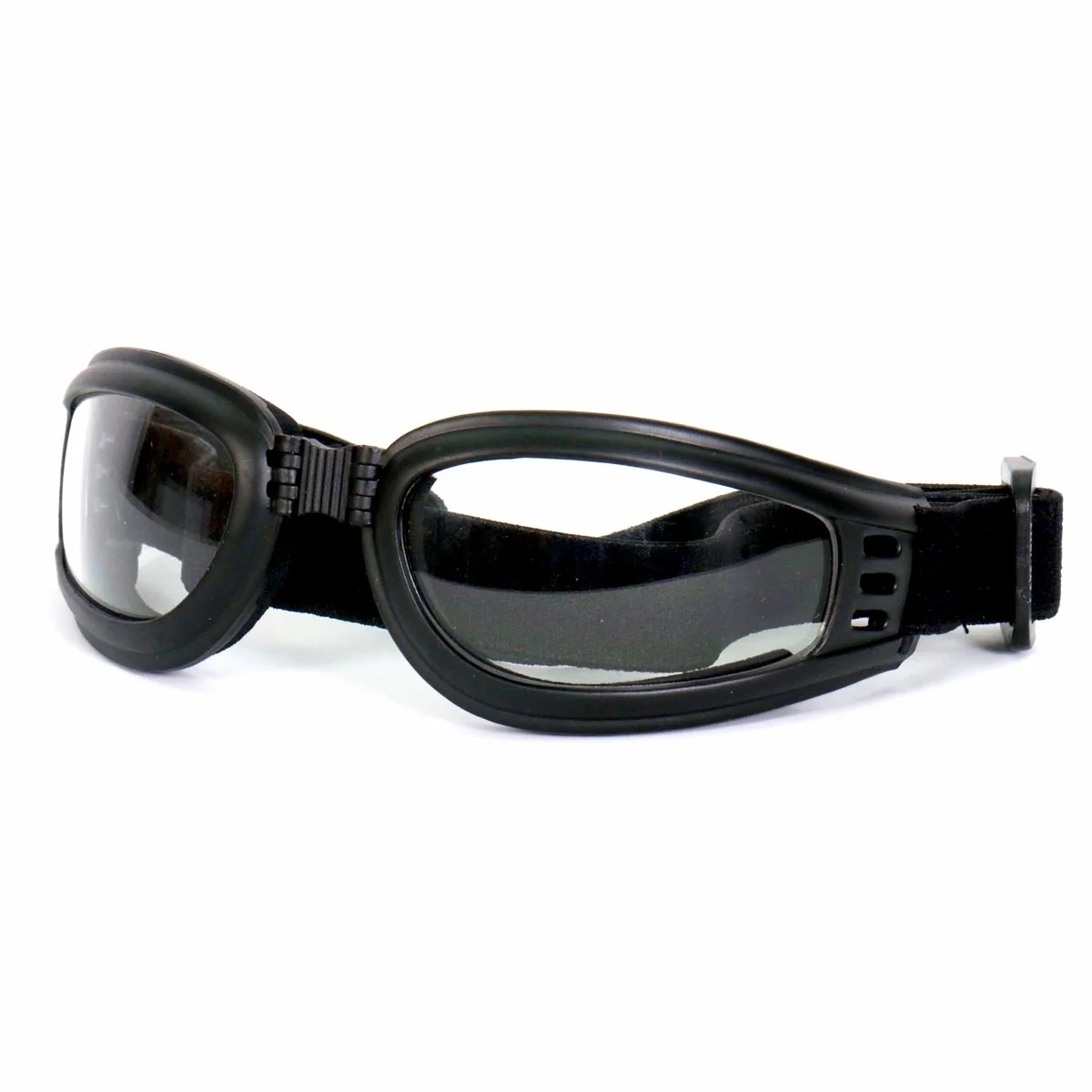 Genuine Hot Leathers SGG1018 Clear Nomad Sunglasses Goggles Fine