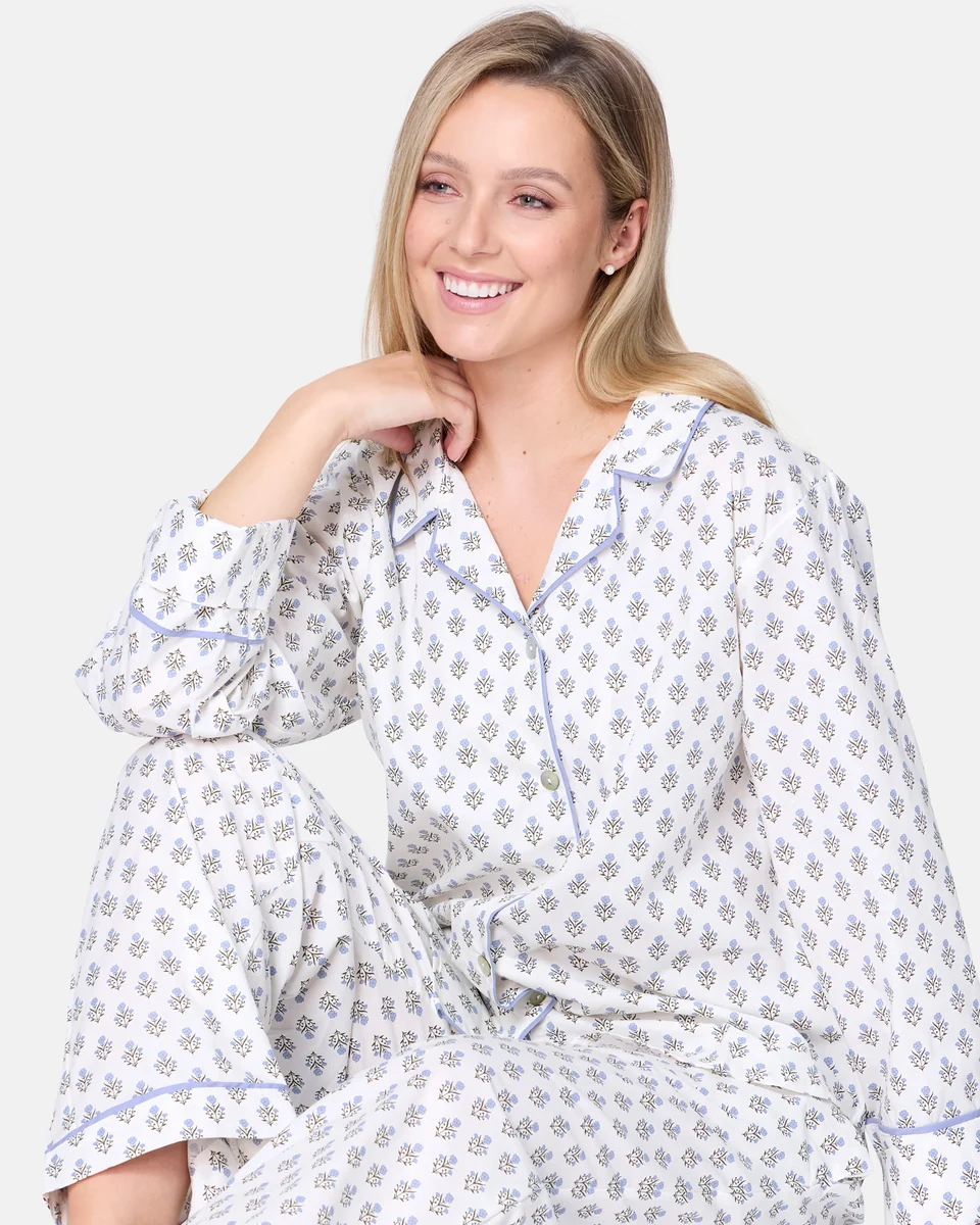 Genuine Foxford Emma Cotton Pyjama Set Modern