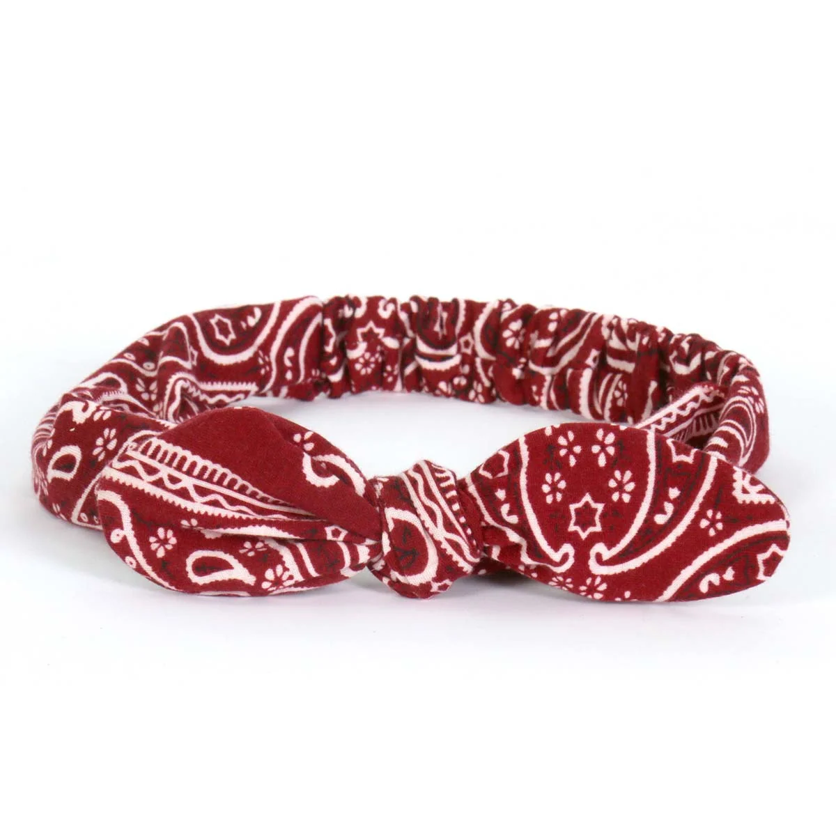 Dependable Hot Leathers HRJ1002 Paisley Burgundy Headband Original Design