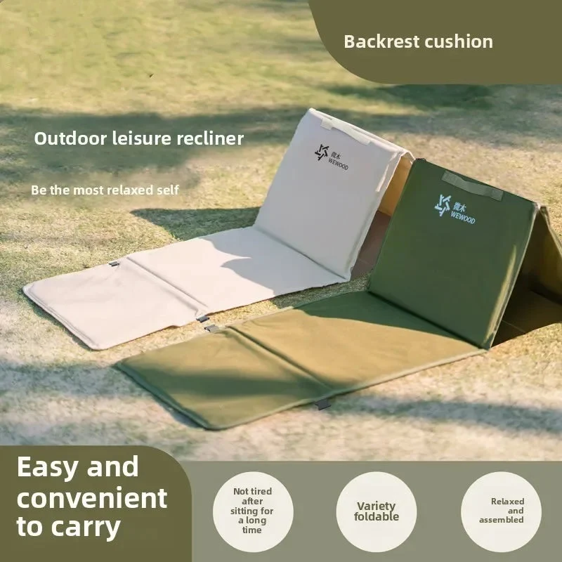 Artisan Foldable Camping Backrest Cushion Sit Pad Oxford Cloth Recyclable