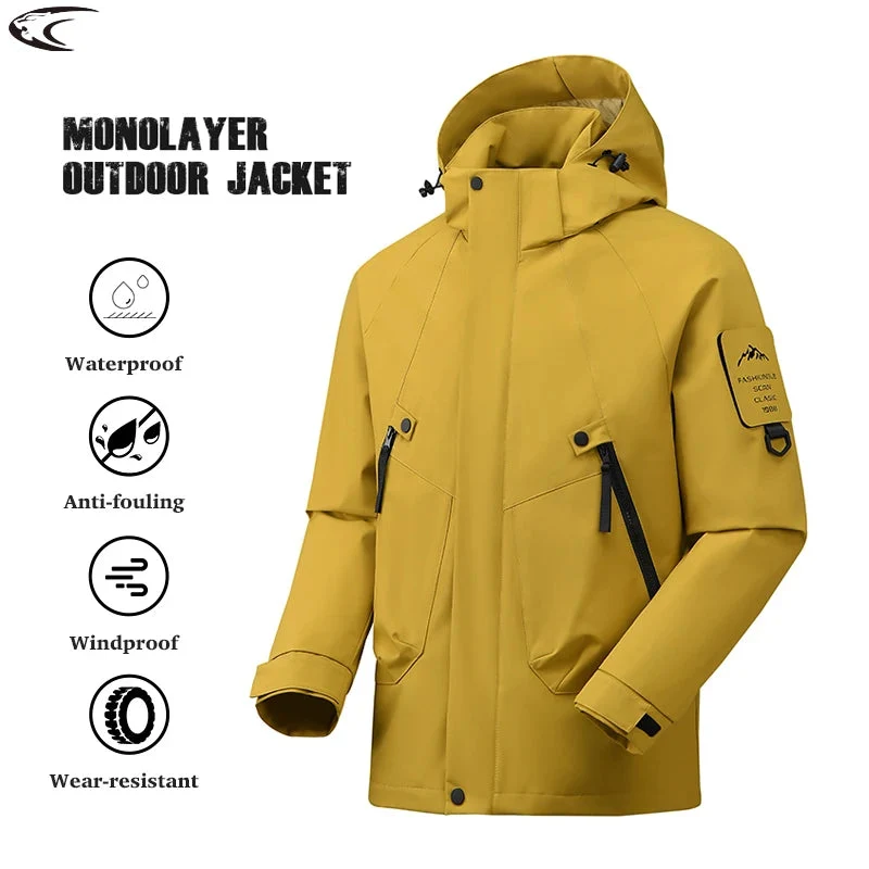 Lightweight Unisex Waterproof Windbreaker Rain Jacket – Breathable Outdoor Coat for Hiking Climbing Camping Unisex Waterproof Windbreaker Rain Jacket – Breathable Outdoor Coat for Hiking Climbing Camping Responsible