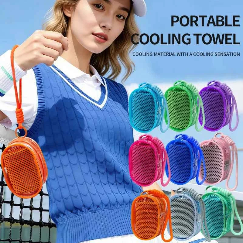 Sustainable Cooling Sports Towel – Quick Dry Super Absorbent Lightweight Gym Towel Breathable
