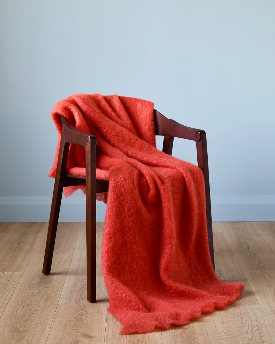 Proven Foxford Erne Mohair Throw Classic