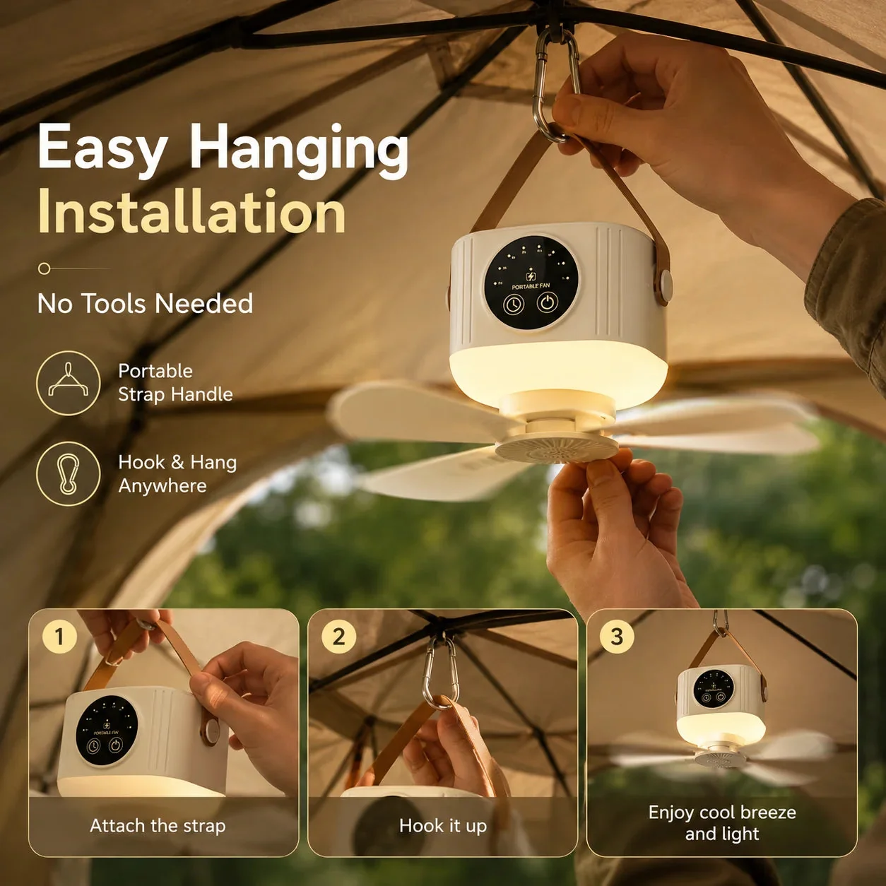 Durable Portable Rechargeable Ceiling Fan – Wireless USB Hanging Fan LED Light Remote Portable Rechargeable Ceiling Fan – Wireless USB Hanging Fan with LED Light Remote Control Official