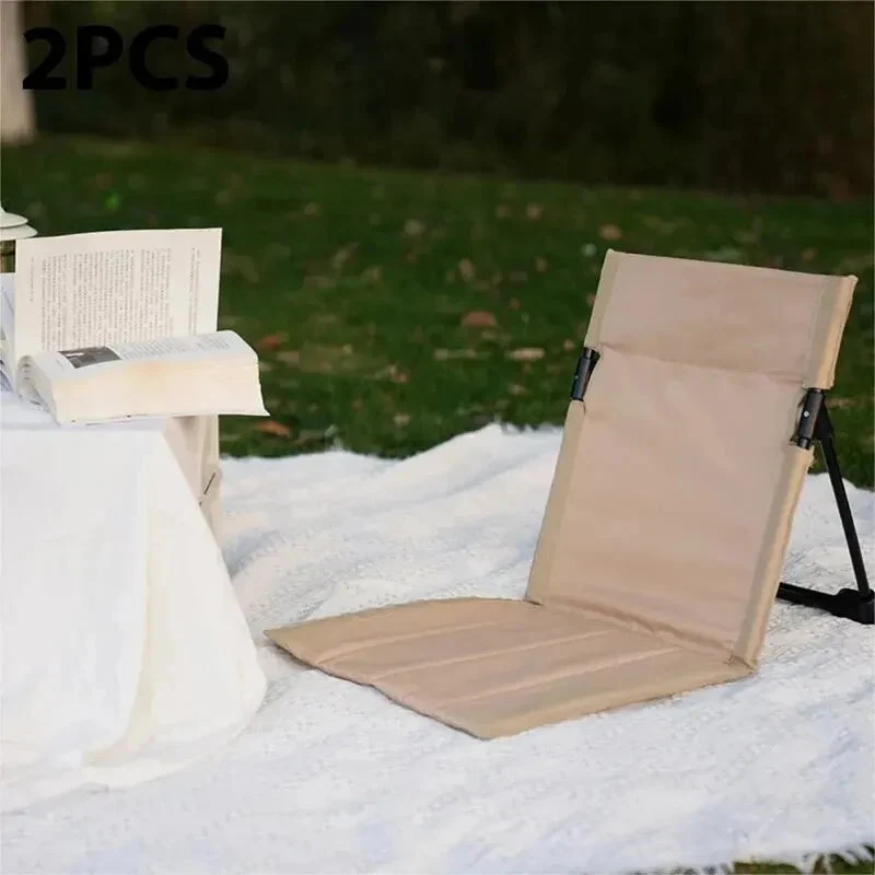 Superior Foldable Camping Chair Outdoor Garden Park Single Lazy Chair Backrest Cushion Picnic Camping Folding Back Chair Beach Chairs SPECIFICATIONS Responsible