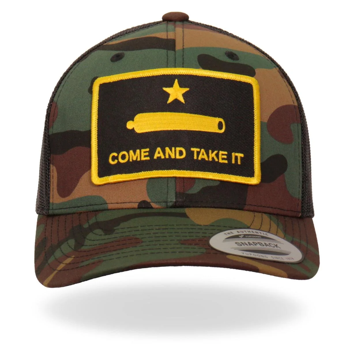 High-End Hot Leathers GSH1034 Come Take It Trucker Hat Green
