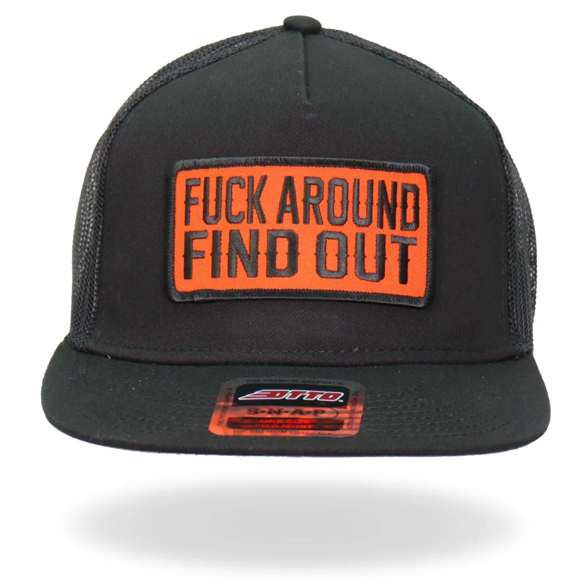 Fast Hot Leathers GSH2010 Fuck Around Find Out Snapback Hat Secure