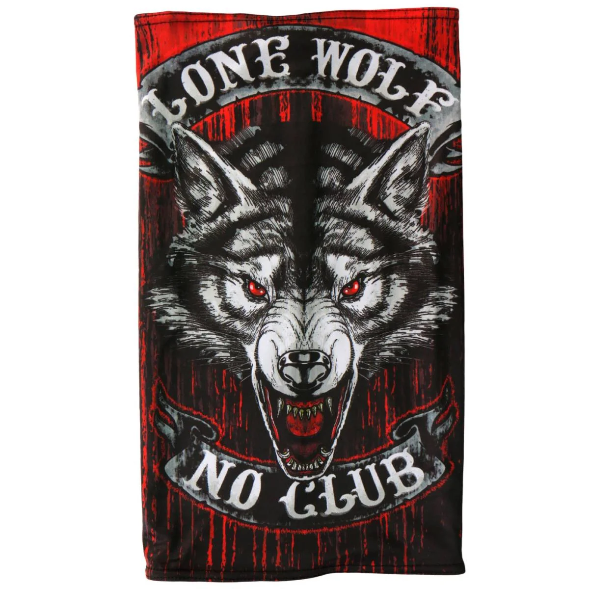 Environmentally Friendly Hot Leathers HWN2024 Lone Wolf Neck Gaiter Safe