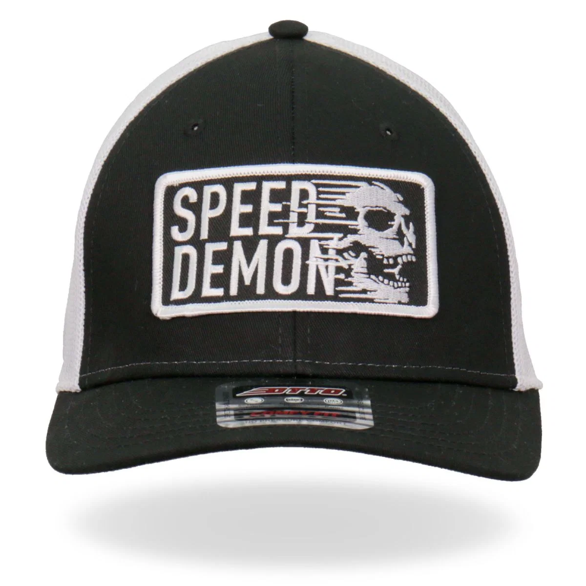 Original Design Hot Leathers GSH2014 Speed Demon Snapback Hat Smooth