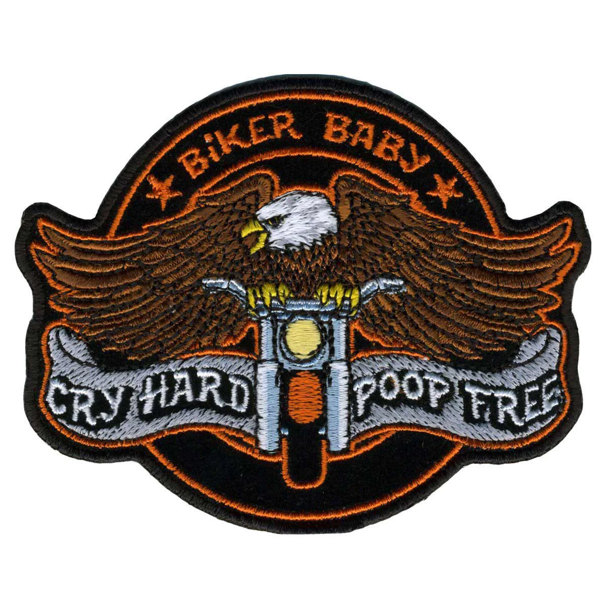 Original Hot Leathers PPA5910 Cry Hard 4 X 3 Patch Professional