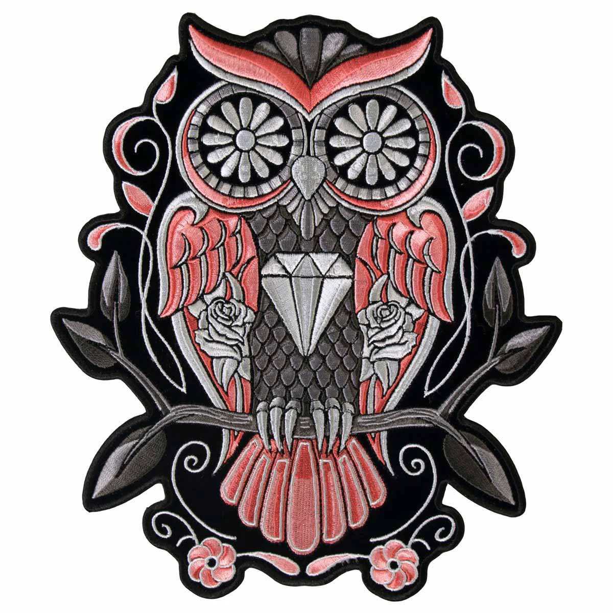 Powerful Hot Leathers PPA6697 Sugar Owl 8 X 9 Patch High-Performance
