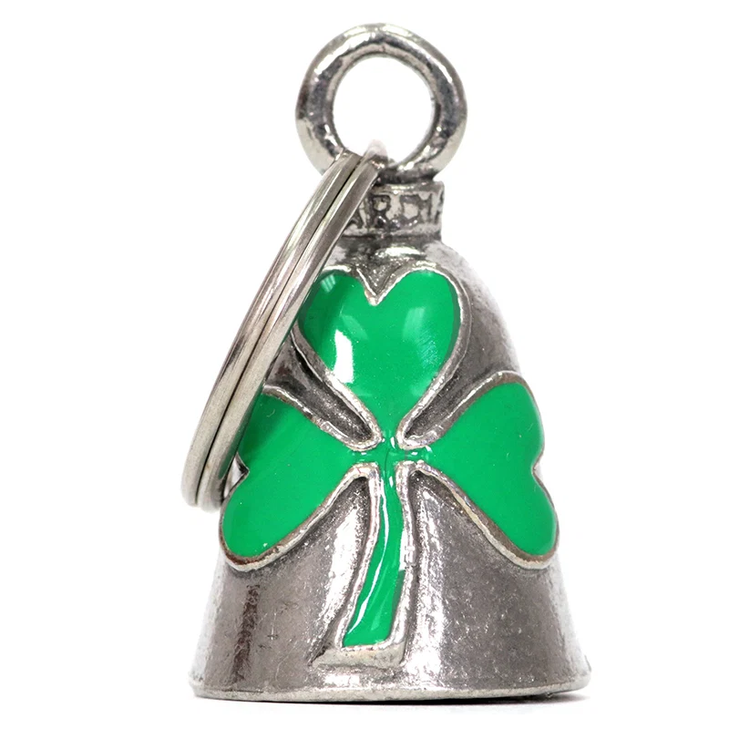 Secure Hot Leathers BEA1125 Green Clover Silver Bell Prestigious