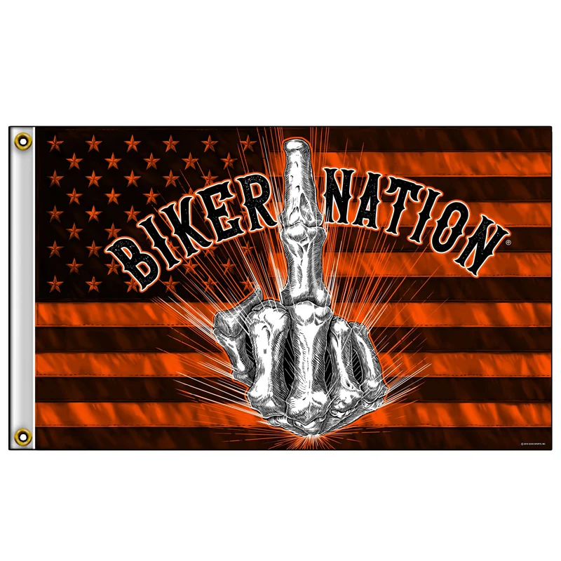 High-End Hot Leathers FGA1076 Bone Finger Flag User-Friendly