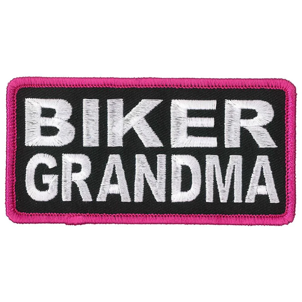 Genuine Hot Leathers PPL9832 Biker Grandma 4 x 2 Patch Fashionable