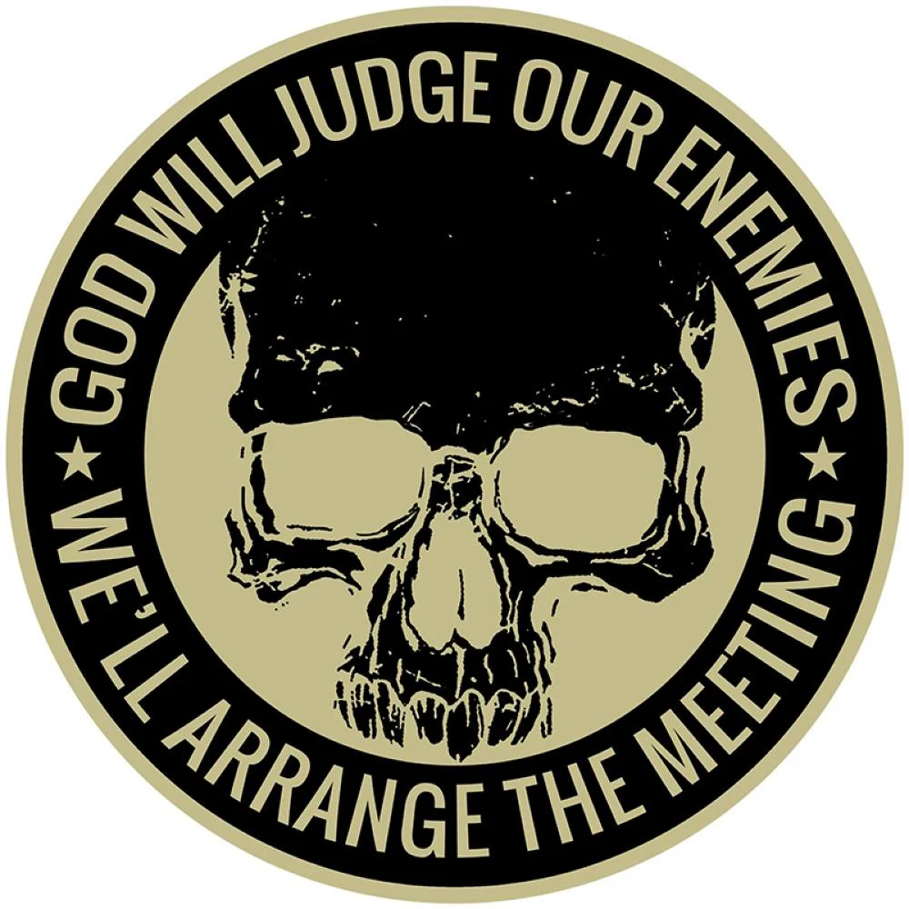 Environmentally Friendly Hot Leathers PPQ1457 God Will Judge 9” Patch First-Class