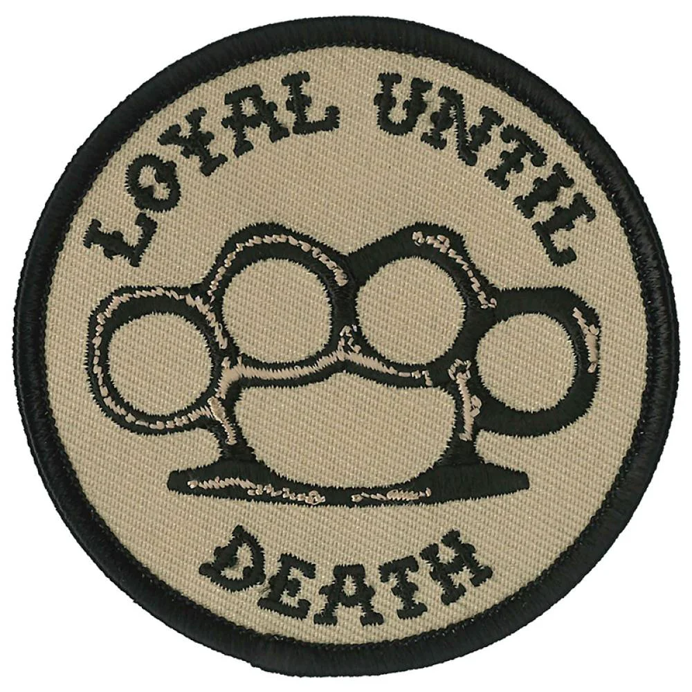 Breathable Hot Leathers PPL9817 Loyal Until Death 3 x 3 Patch Contemporary