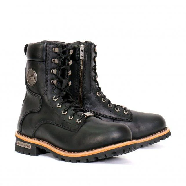 Lightweight Hot Leathers Men’s Two-Tone Renegade Black Logger Boots – BTM1011Two-Tone RenegadeTwo-Tone Renegade Clean