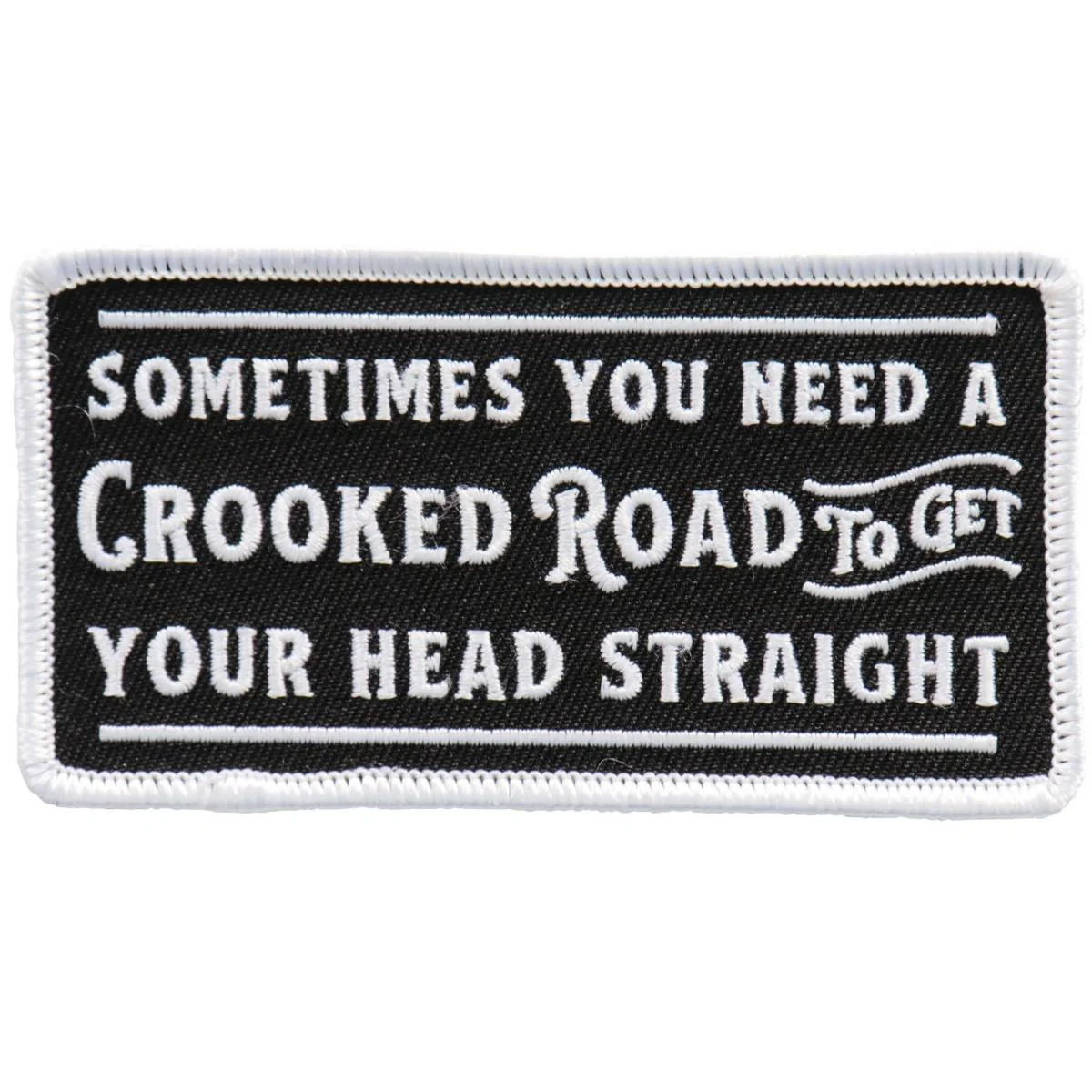 Contemporary Hot Leathers PPL9745 4 Inch Crooked Road Patch Consistent