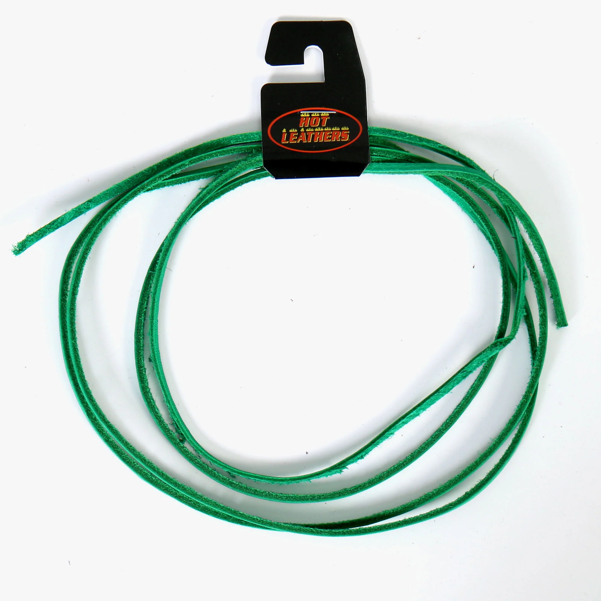 Long-Lasting Hot Leathers LHH110 72 Inch Green Leather Lace Quality