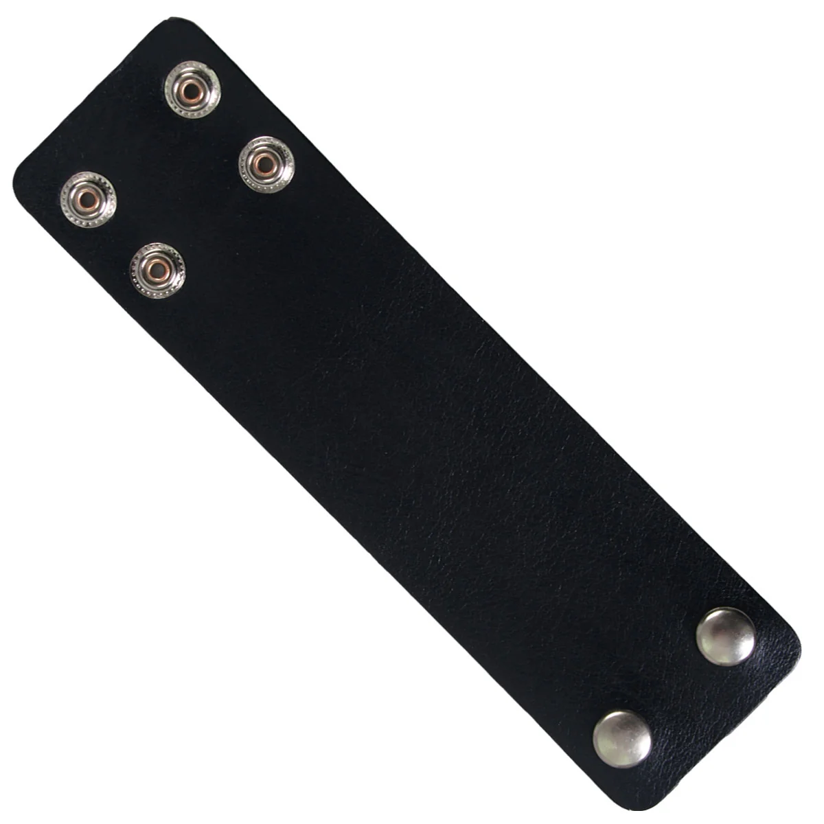 Pure Hot Leathers WBA1011 Black Leather Wristband Safe