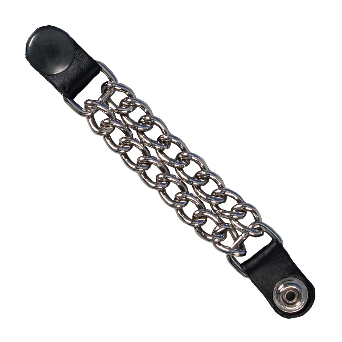 Innovative Hot Leathers VXC1019 Classic Vest Extender with Black Snap Original