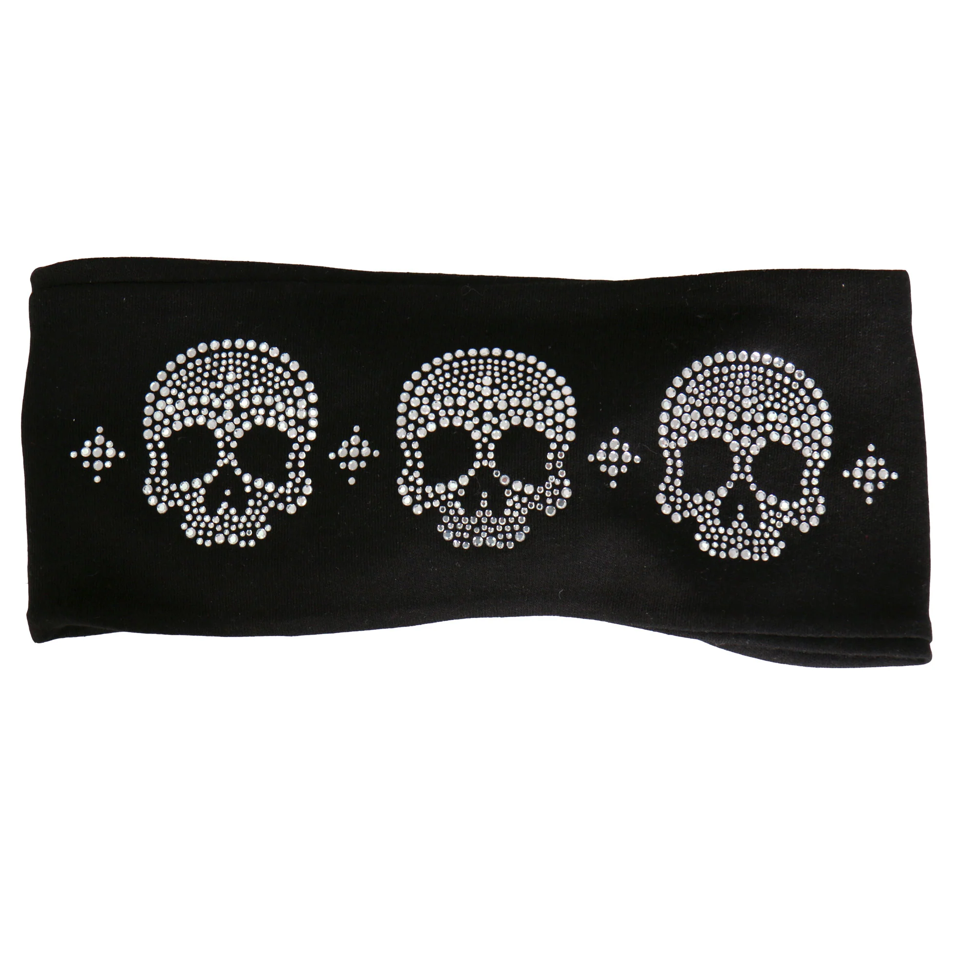 Elite Hot Leathers RWC1002 Skulls Bling Headwrap Innovative