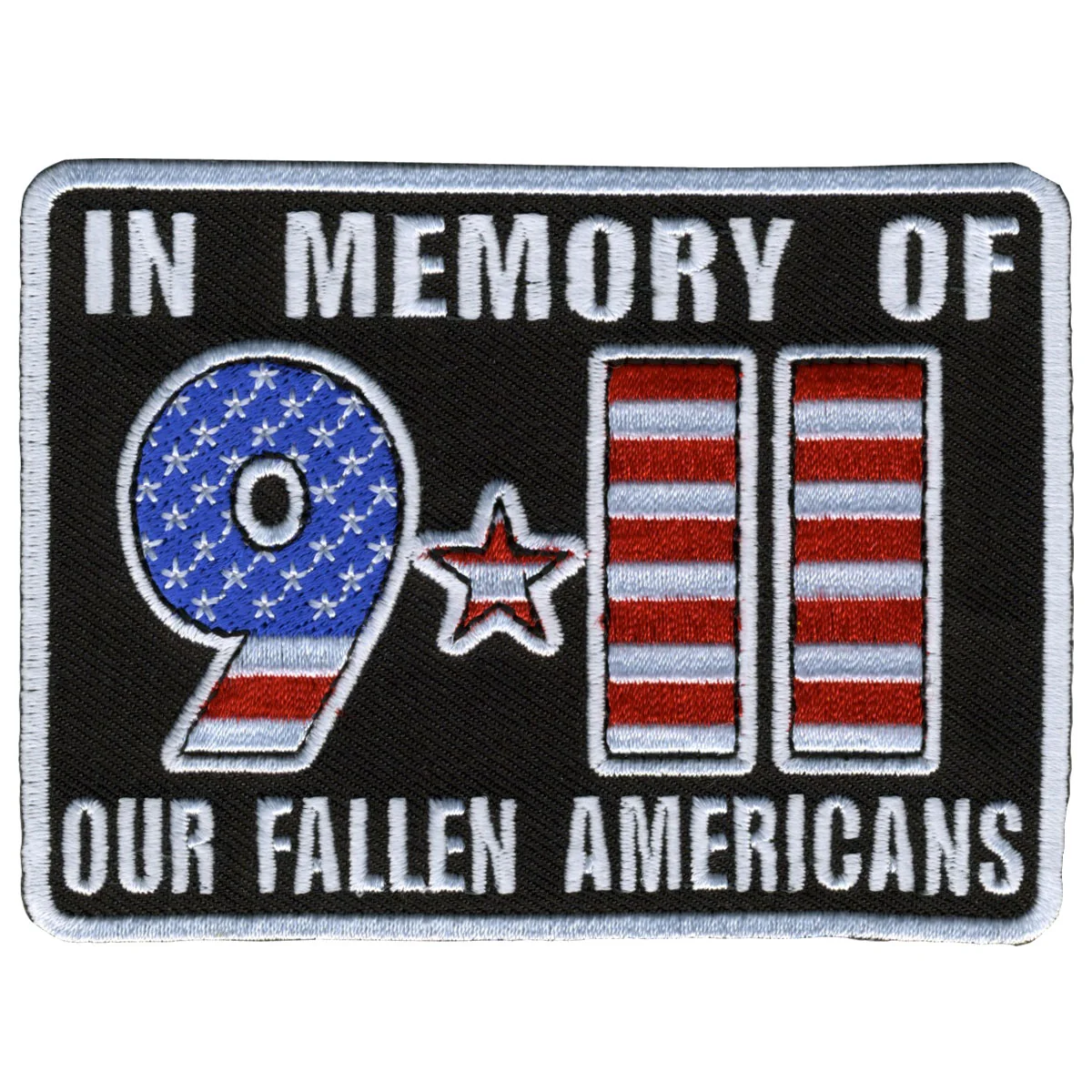 Verified Hot Leathers PPL9314 9-11 In Memory 4 x 3 Patch Fashionable