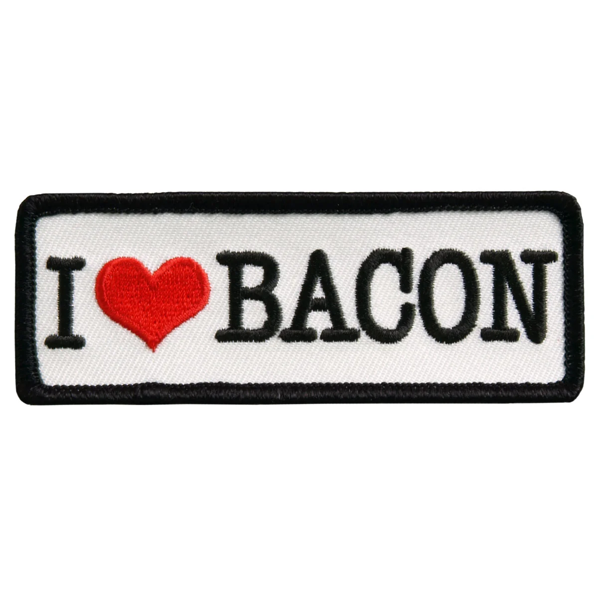 Next-Generation Hot Leathers PPL9381 I Love Bacon 4 x 2 Patch Reusable