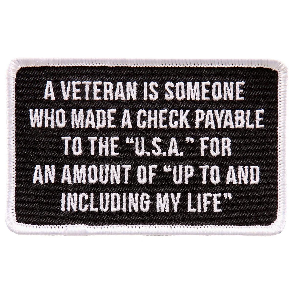 Environmentally Friendly Hot Leathers PPL9717 Veteran 4 x3 Patch Premium