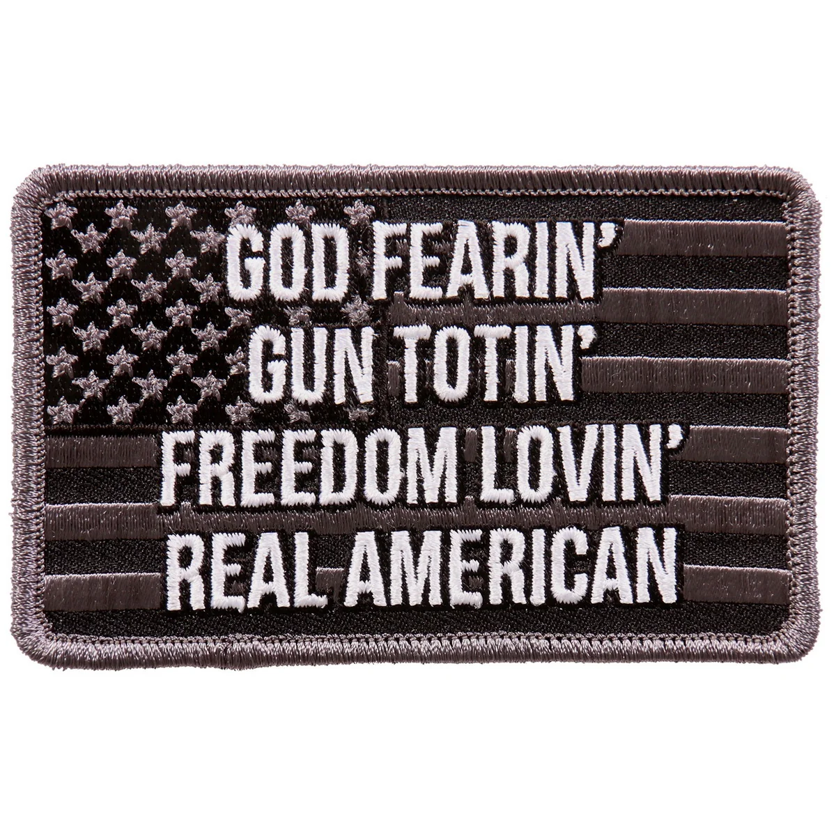 Powerful Hot Leathers PPL9724 God Fearin Gun Totin 4 x3 Patch User-Friendly