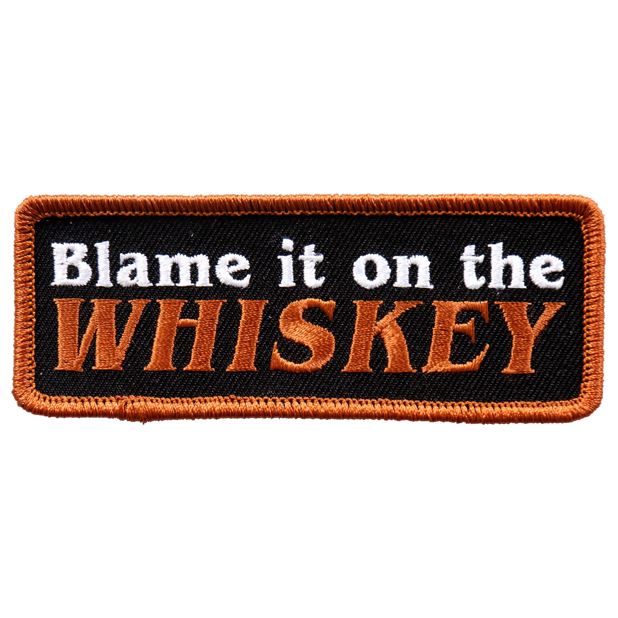 Clean Hot Leathers PPL9660 Blame It On The Whiskey 4 x2 Patch High-Quality