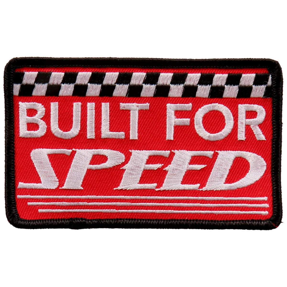 Unique Hot Leathers PPL9674 Built for Speed 4 x3 Patch High-Performance