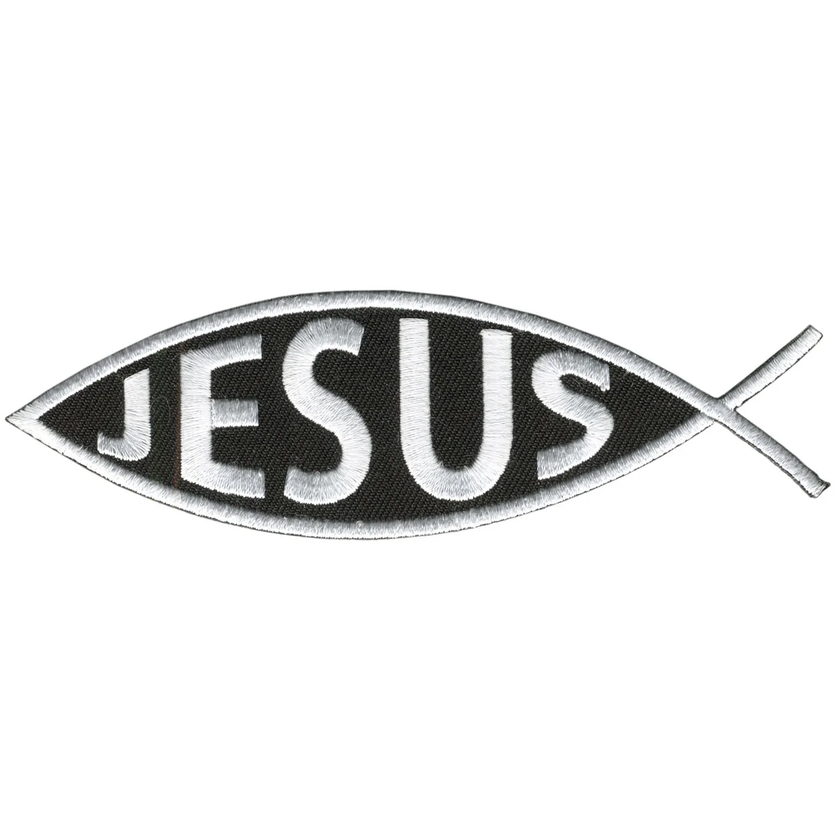 Unique Hot Leathers PPL9077 Jesus Inside Fish 5 x 2 Patch First-Class
