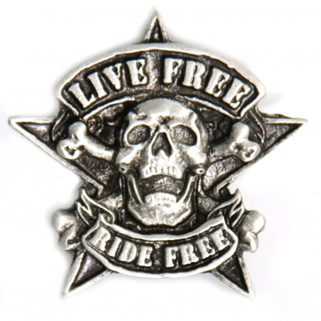 Outstanding Hot Leathers PNA1150 Camo Skull Pin Flexible