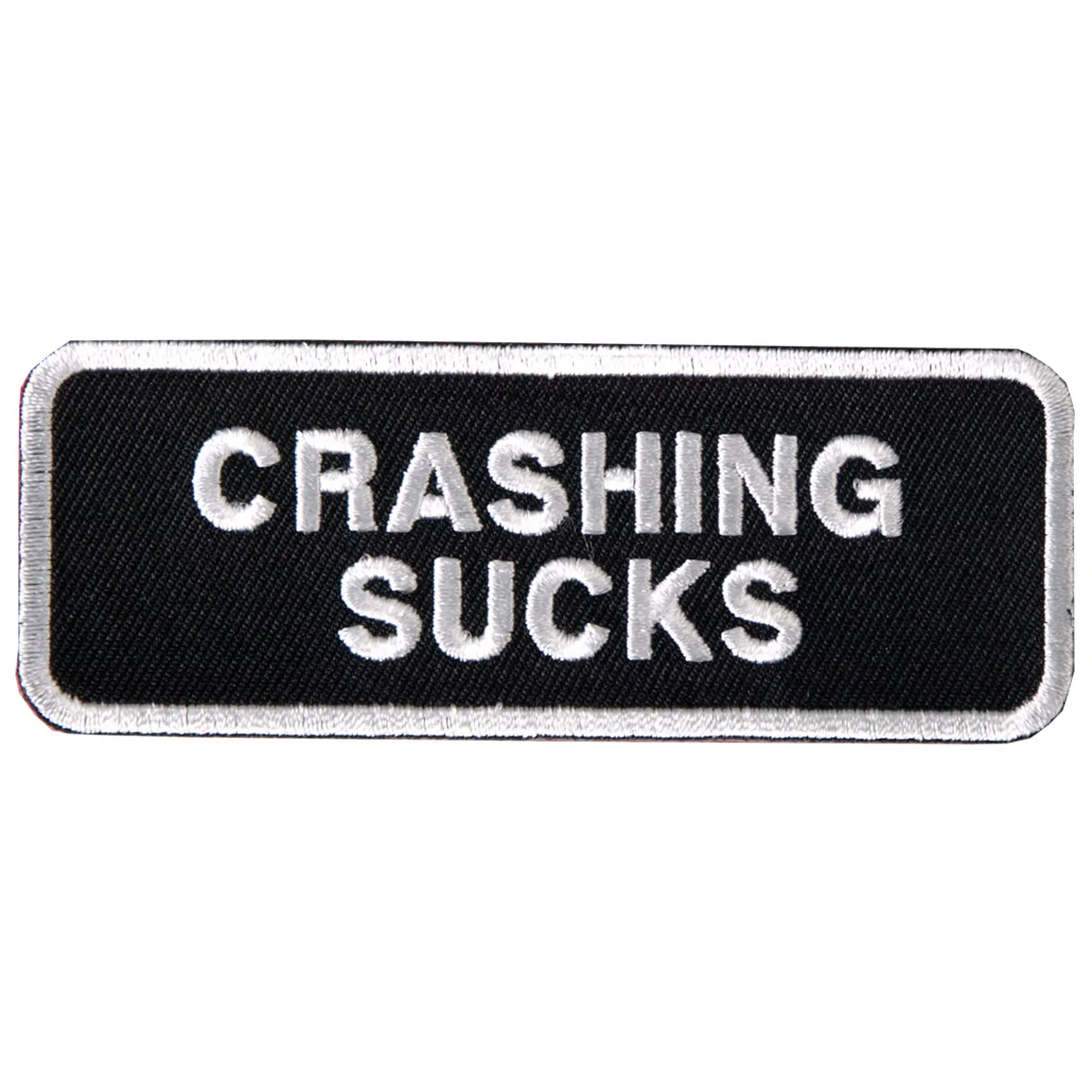 Fine Crafted Hot Leathers PPL9012 Crashing Sucks 4 x 2 Patch Premium
