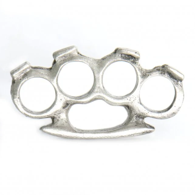 Sustainable Hot Leathers PNA1085 Brass Knuckles Pin Premium Material