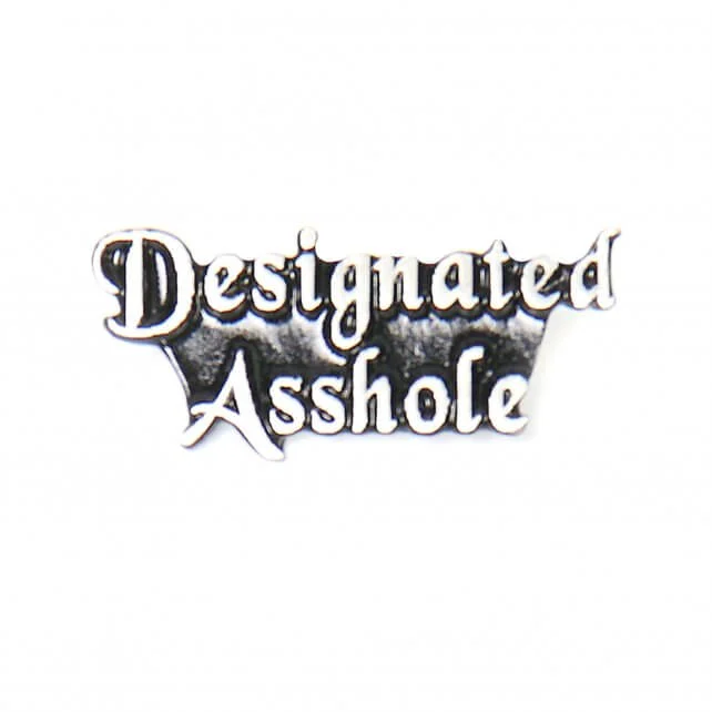 Refined Hot Leathers PNA1052 Designated Asshole Pin Expertly Made