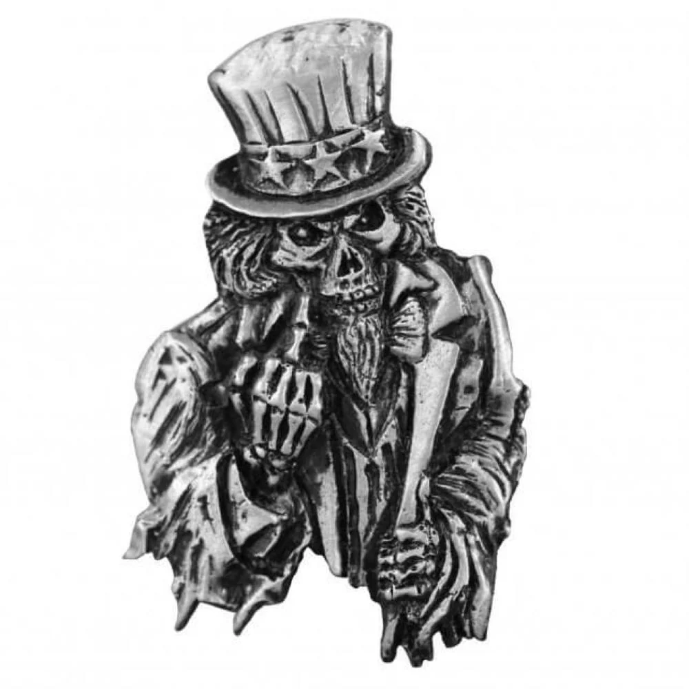Fashionable Hot Leathers PNA1291 Uncle Sam Poster Pin Smart