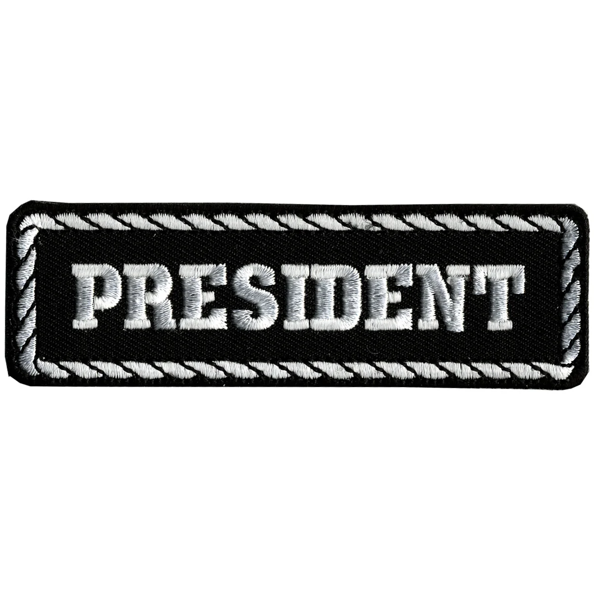 Fashionable Hot Leathers PPD1002 President 4 x 1 Patch Relaxed