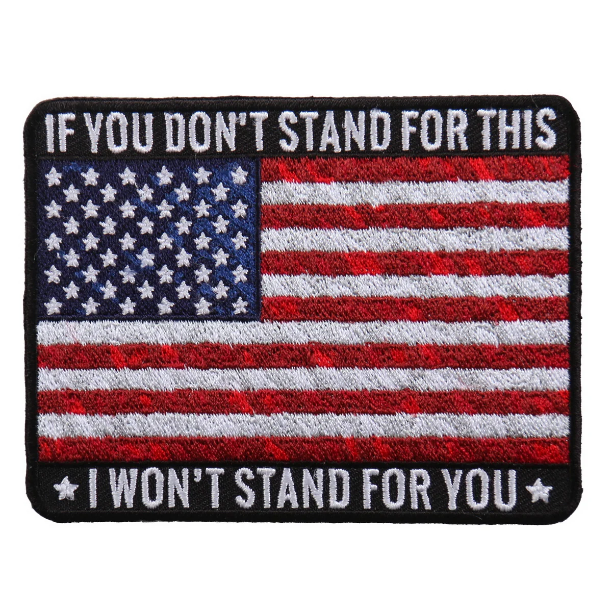 Lightweight Hot Leathers PPA9603 Stand For This 4 x3 Patch Functional