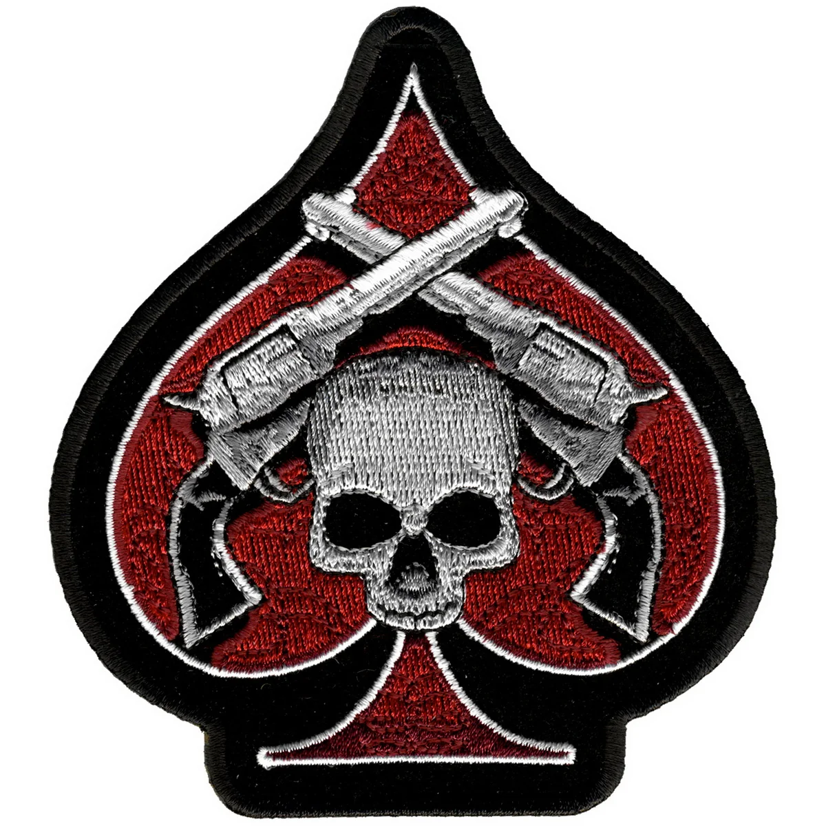 Minimalist Hot Leathers PPA1870 Skulls and Pistols Patch 4 x 4 Sophisticated